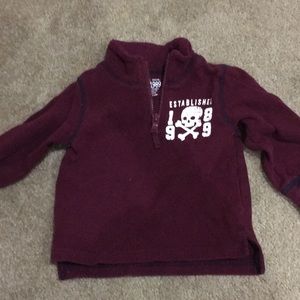 💚 5 for $15 💚 1989 place half zip maroon sweater